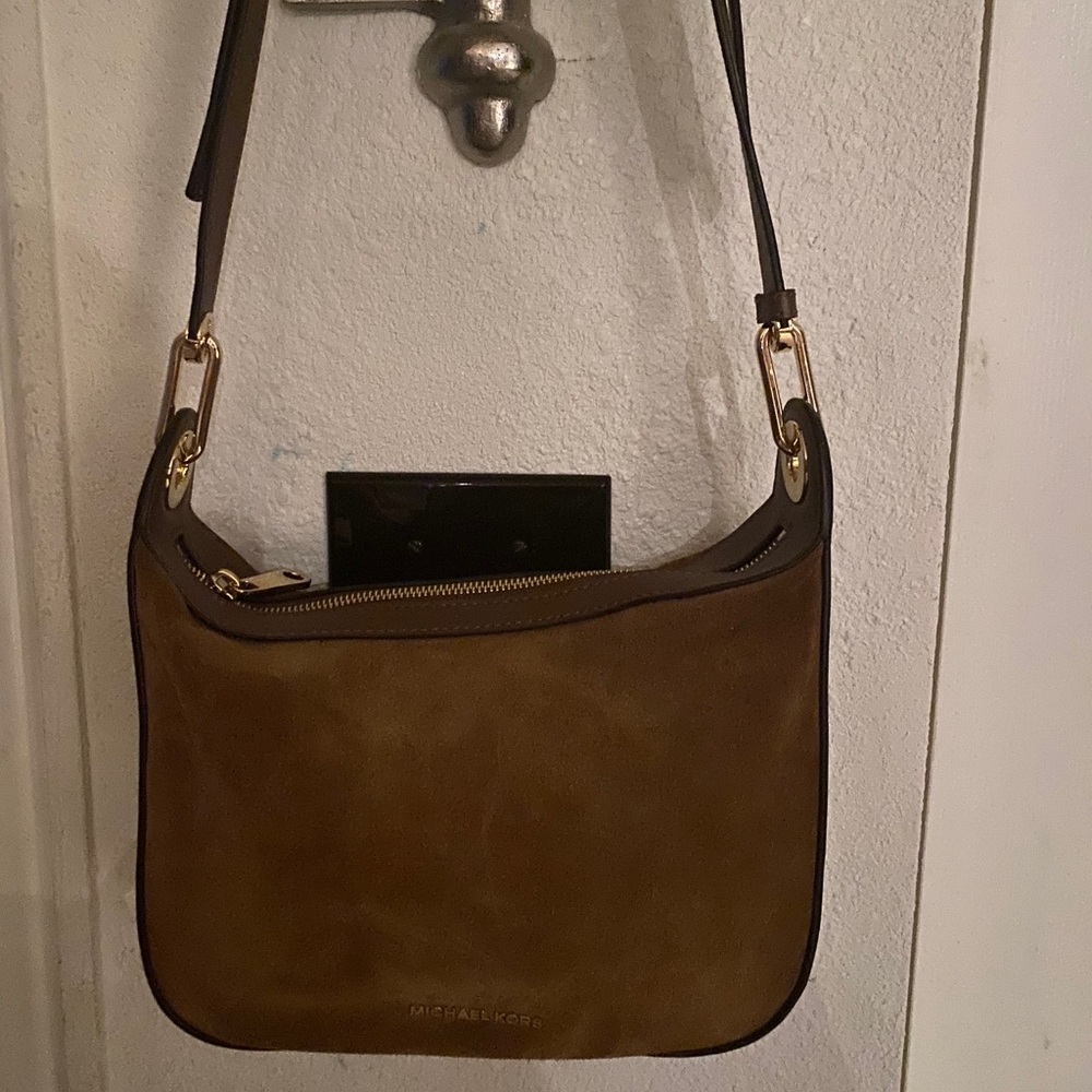 Brown micheal kors purse